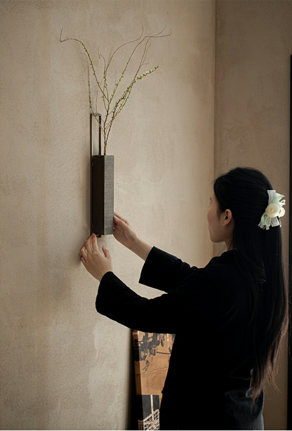 楽天市場】Iron Art 木&鉄 美しく繊細なデザイン 花入れ 壁掛け