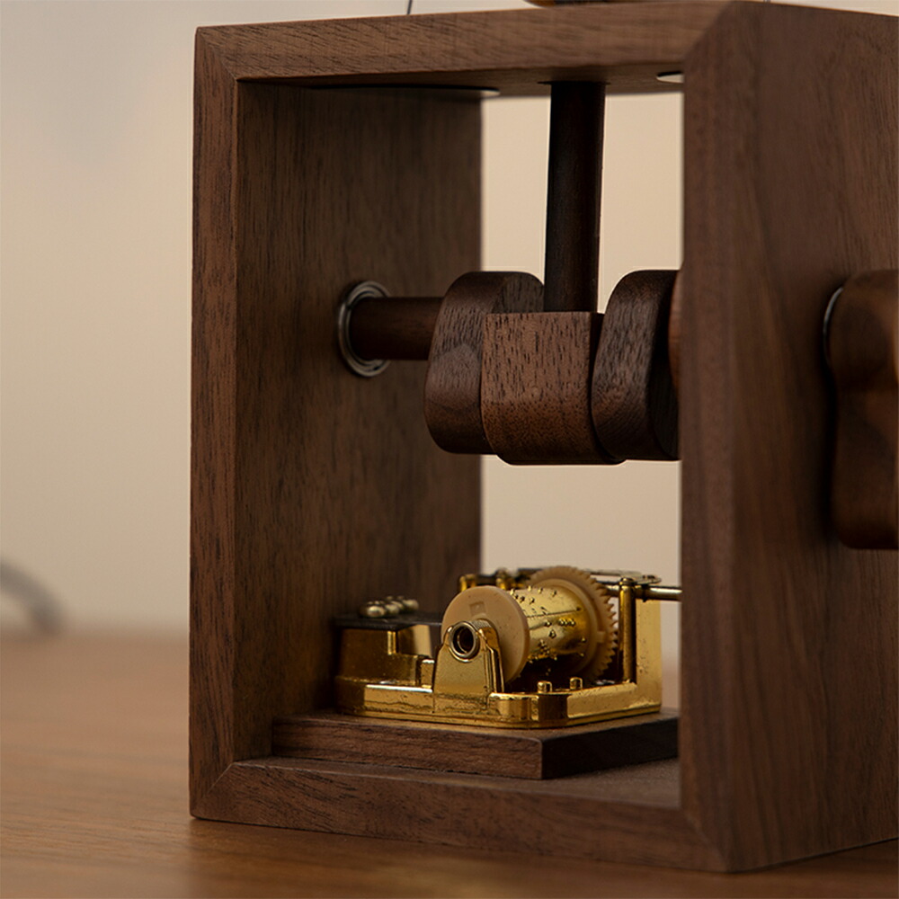 楽天市場】贅 木製 オルゴール 手回し 手動式 豚 ぶた Monkey 牛 銘木