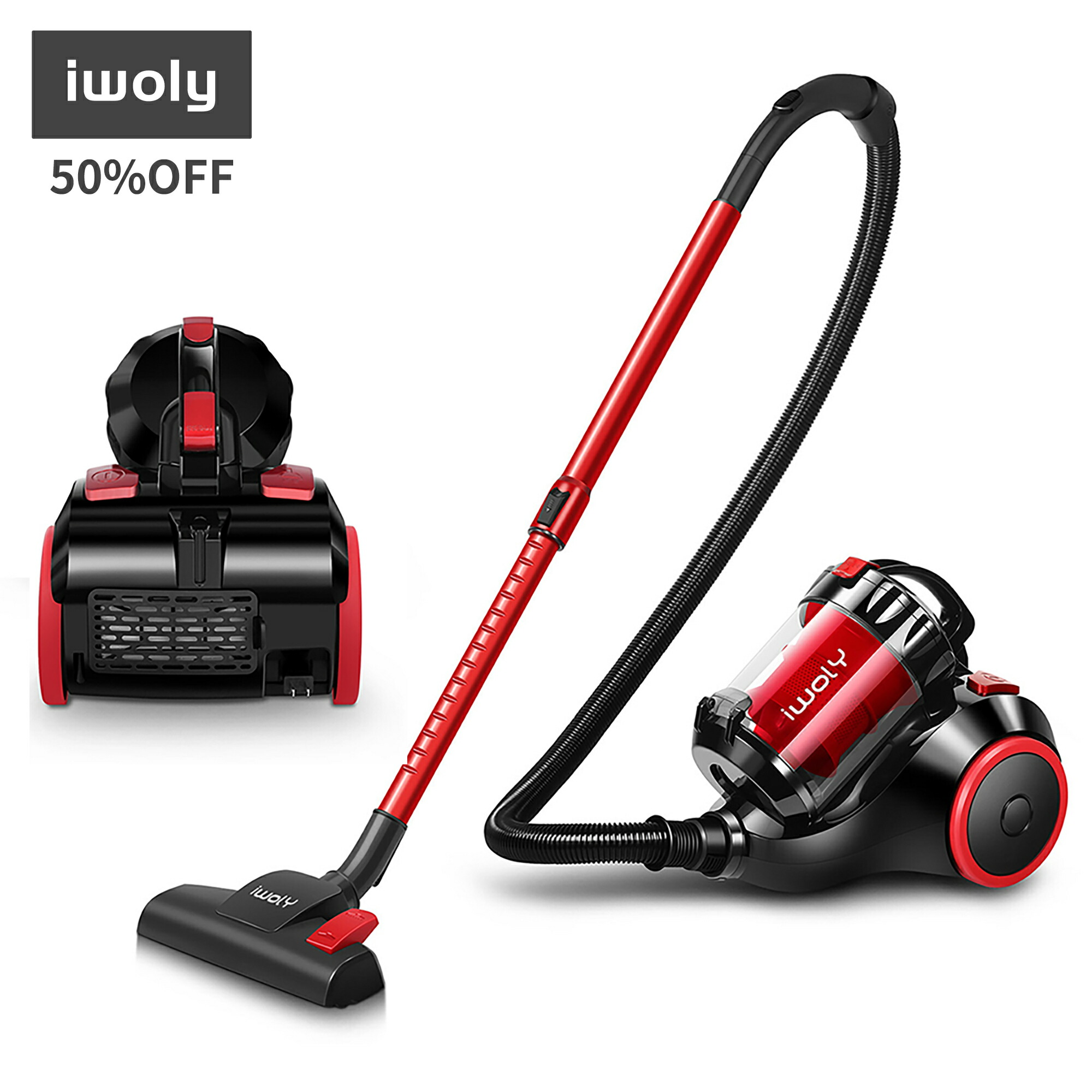 楽天市場】【SS限定5%OFFクーポン+P10倍】掃除機 キャニスター