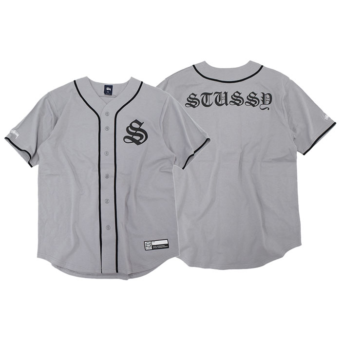 楽天市場】ステューシー STUSSY シャツ 半袖 メンズ S Baseball Jersey