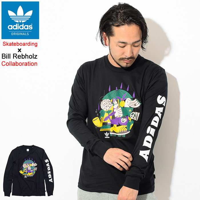 楽天市場】アディダス adidas ロンT Tシャツ 長袖 メンズ ビル