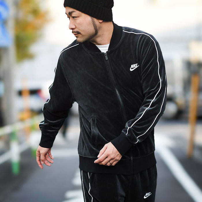 楽天市場】ナイキ NIKE ジャケット メンズ クラブ ベロア ブラック
