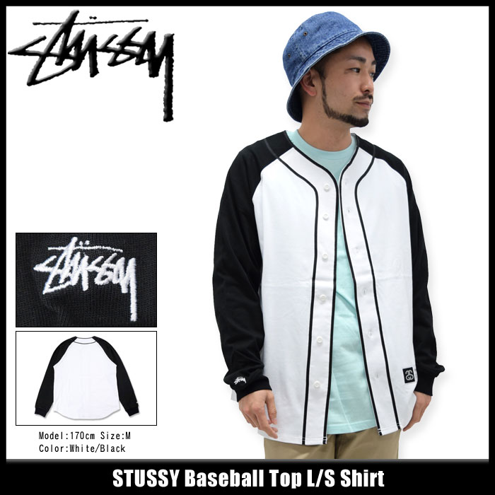 楽天市場】ステューシー STUSSY シャツ 長袖 メンズ Baseball Top
