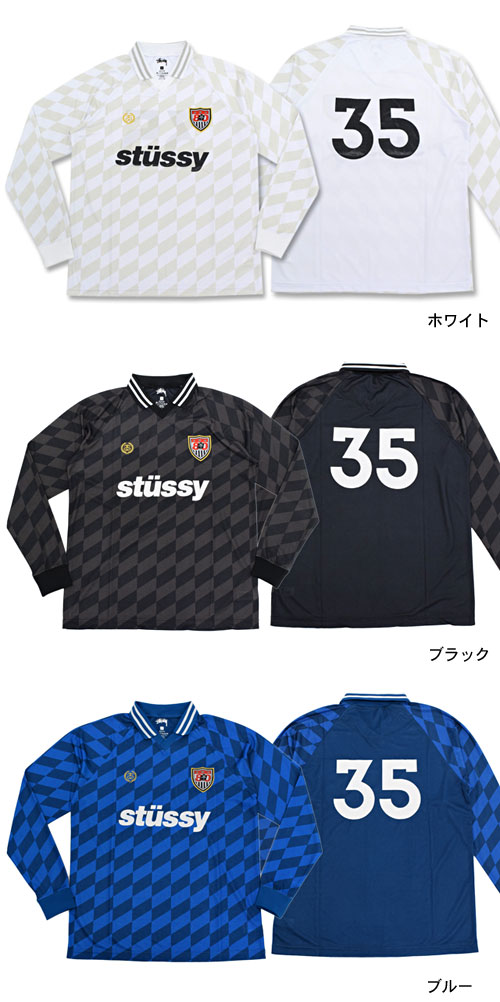 楽天市場】ステューシー STUSSY シャツ 長袖 メンズ Soccer Jersey