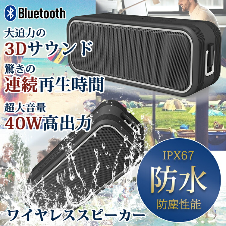 楽天市場】スピーカー bluetooth 防水 お風呂 高音質 小型 コンパクト