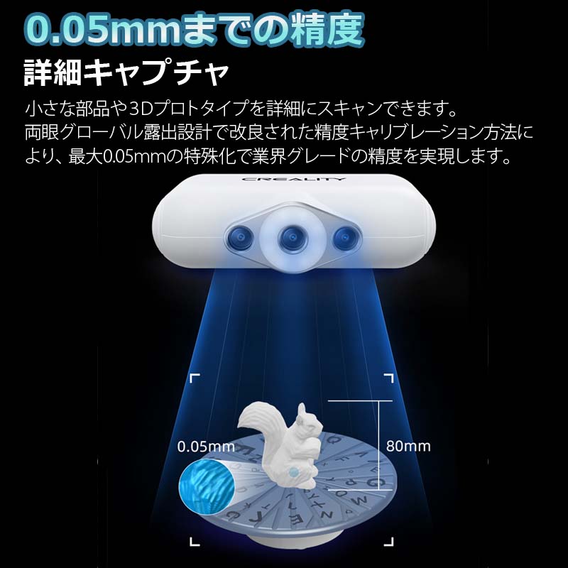 楽天市場】3Dスキャナー 正規品 Creality社 CR-Scan Lizard 3dスキャナ