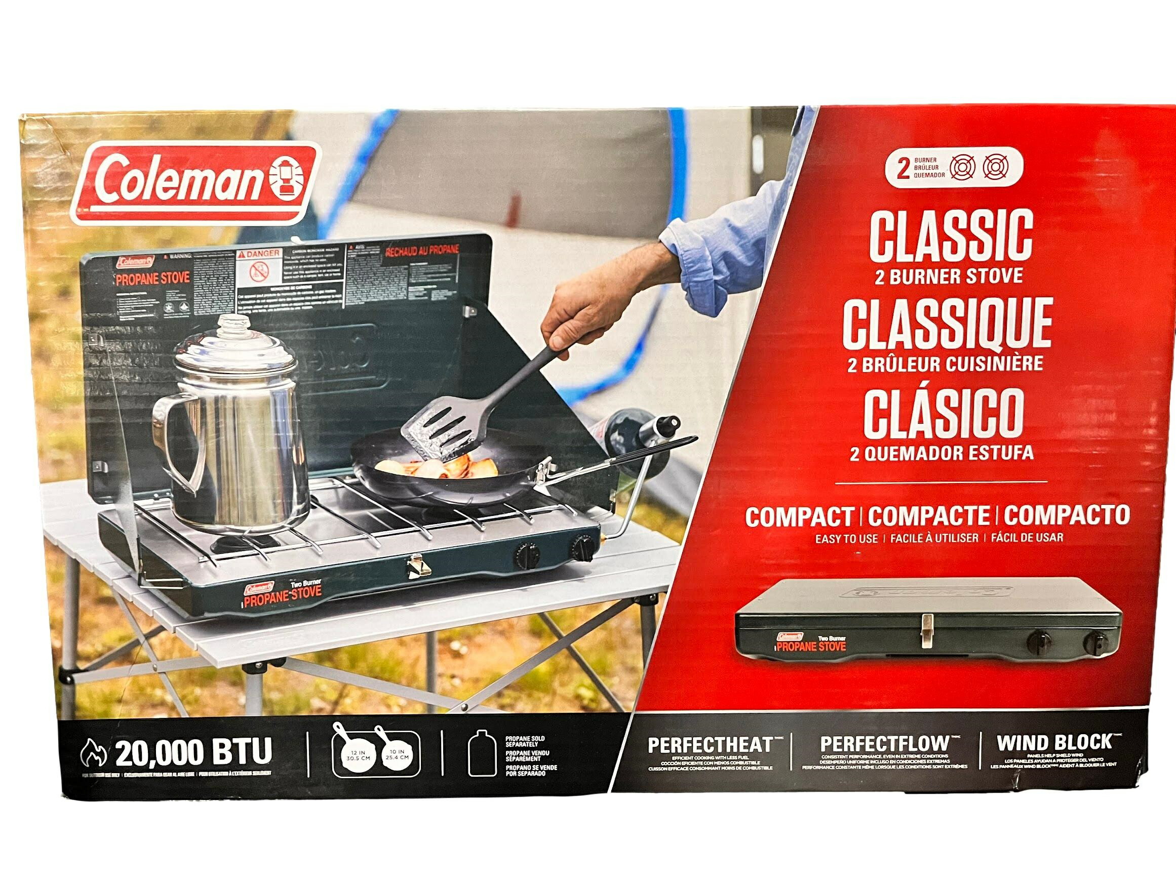 楽天市場】コールマン ツーバーナー グリル コンロ プロパンガス