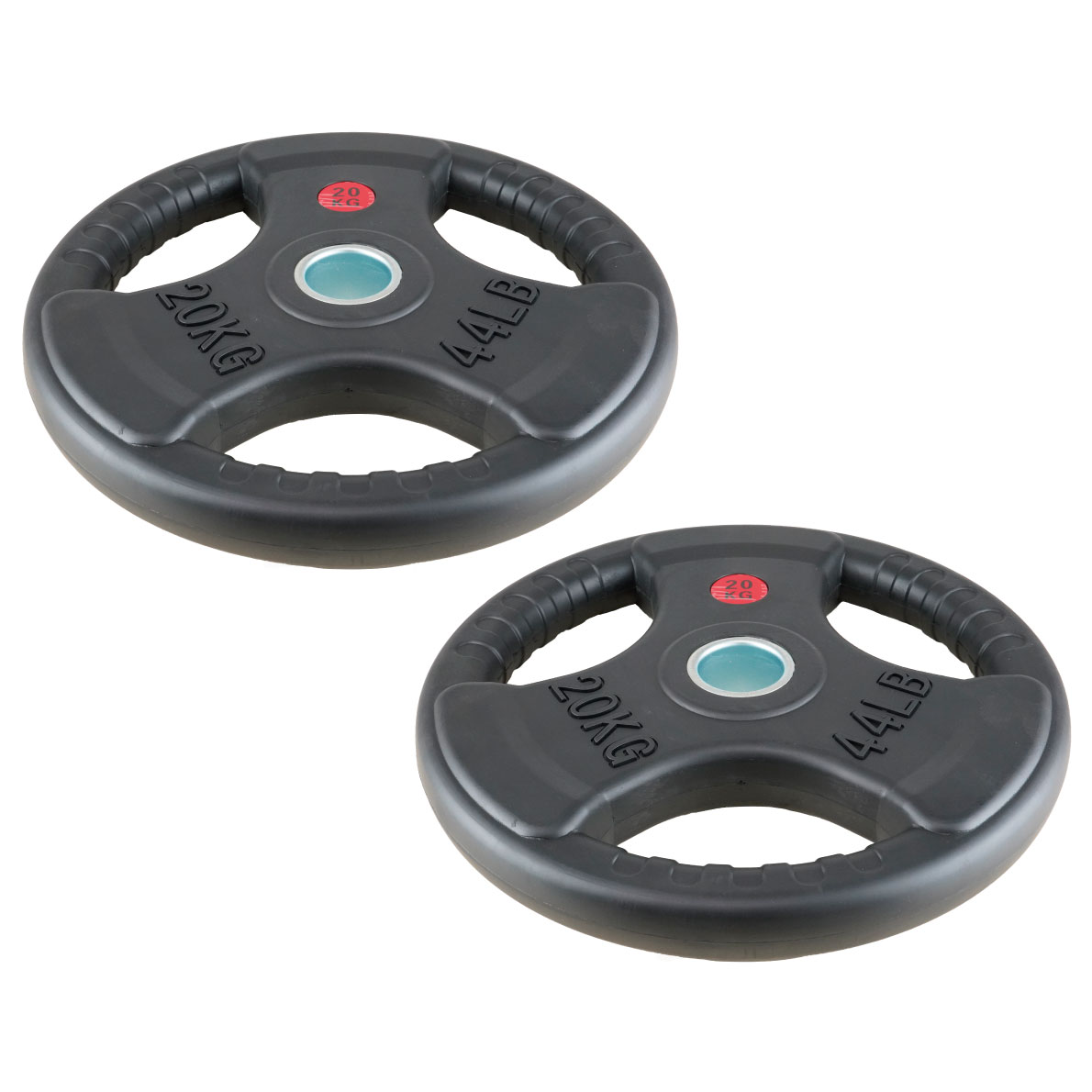 楽天市場】【業務用】オリンピックプレート 20kg 2枚組 径50mm ラバー