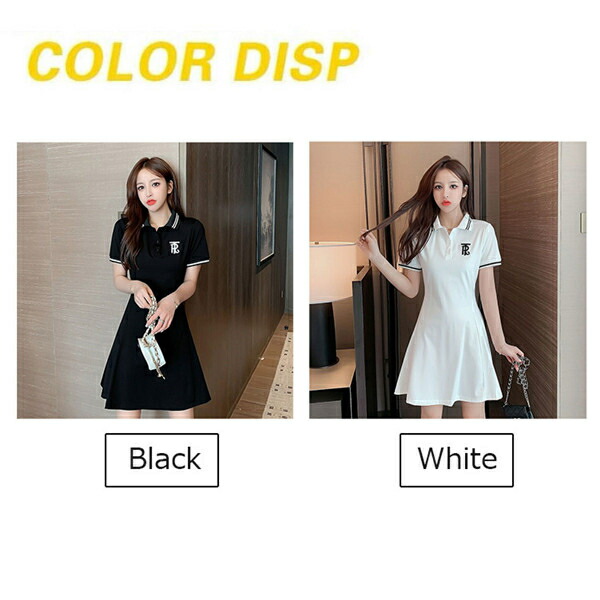 楽天市場】ワンピース ポロワンピース レディース ポロ ゴルフシャツ