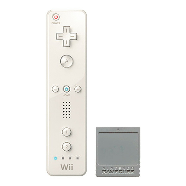 楽天市場】Wii 本体 リモコン1個 すぐ遊べるセット(シロ) GCメモリー
