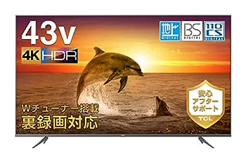 楽天市場】【中古】（非常に良い）TCL 43V型 4K対応 液晶テレビ