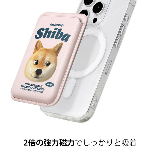 楽天市場】[sugarcat] MagSafe カードケース 柴犬 しばけん Doge