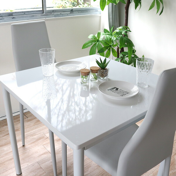 楽天市場】ダイニングテーブルセット 2人掛け ホワイト 3点セット 白