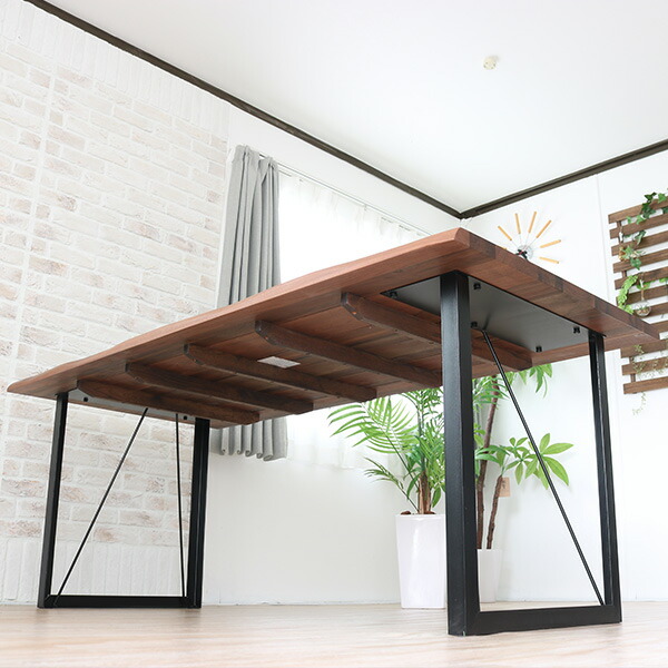 楽天市場】ダイニングテーブル 180 無垢 6人掛け ウォールナット 無垢