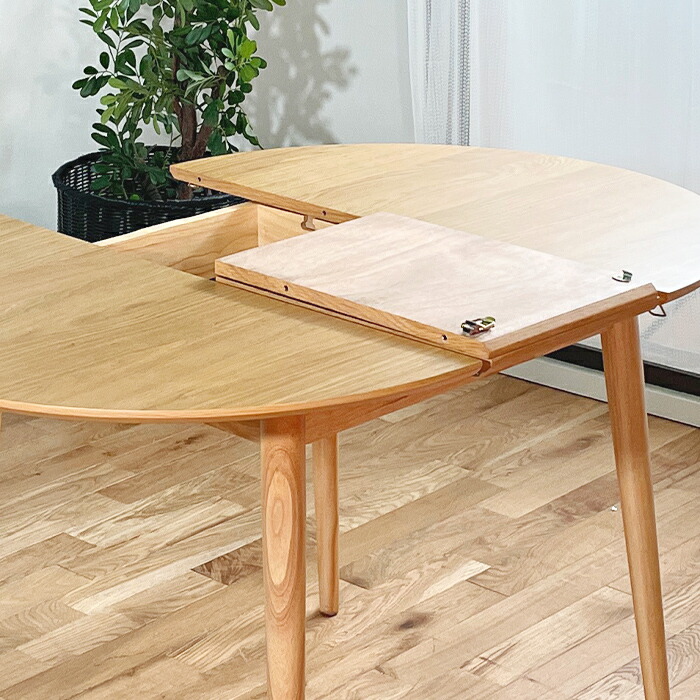 楽天市場】ダイニングテーブル 伸縮 丸 円形 90 120 単品 丸テーブル