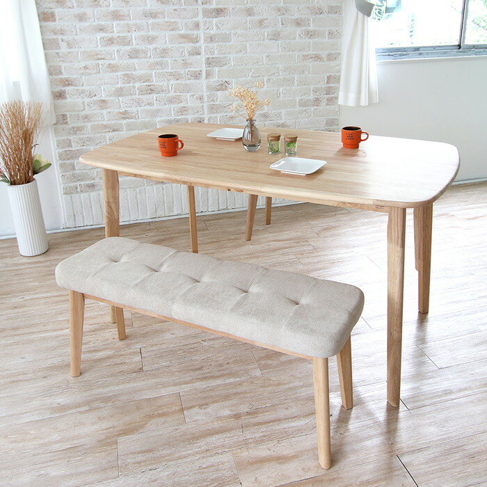 楽天市場】toivo ダイニングベンチ 北欧風 100cm 2人 おしゃれ 2人掛け