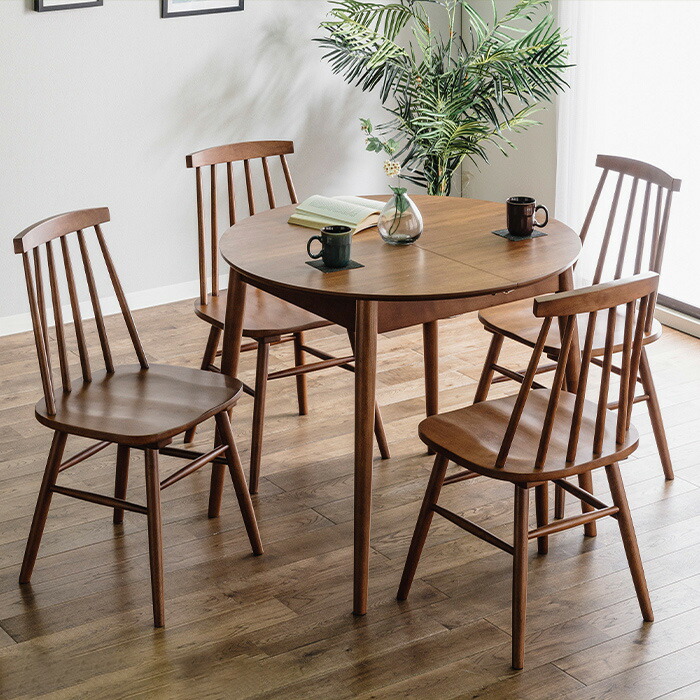 楽天市場】ダイニングテーブル 伸縮 丸 円形 90 120 単品 丸テーブル