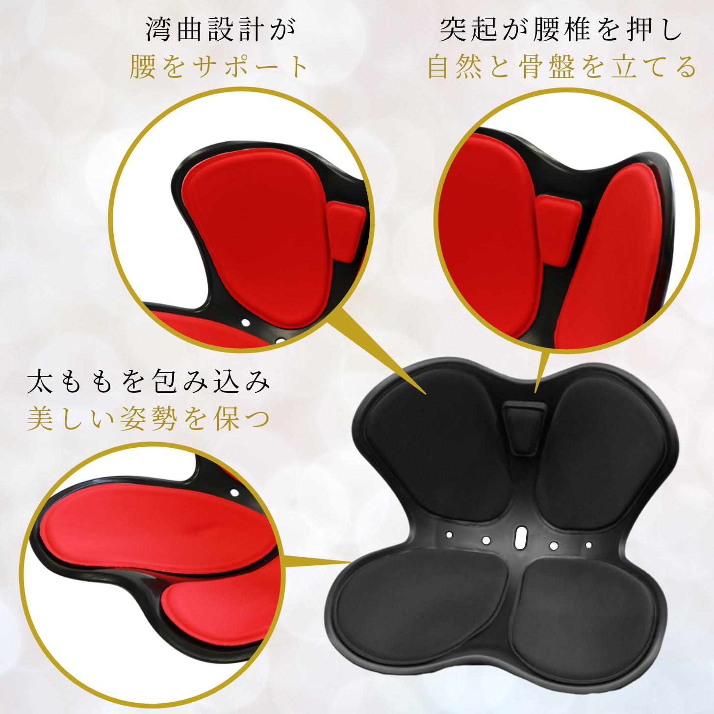 楽天市場】楽天1位 骨盤矯正 椅子 クッション 姿勢矯正 グッズ 座椅子