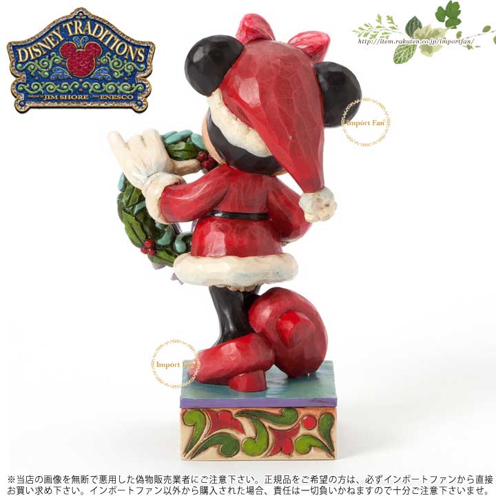 楽天市場】ジムショア サンタ ミニーマウス クリスマスのあいさつ