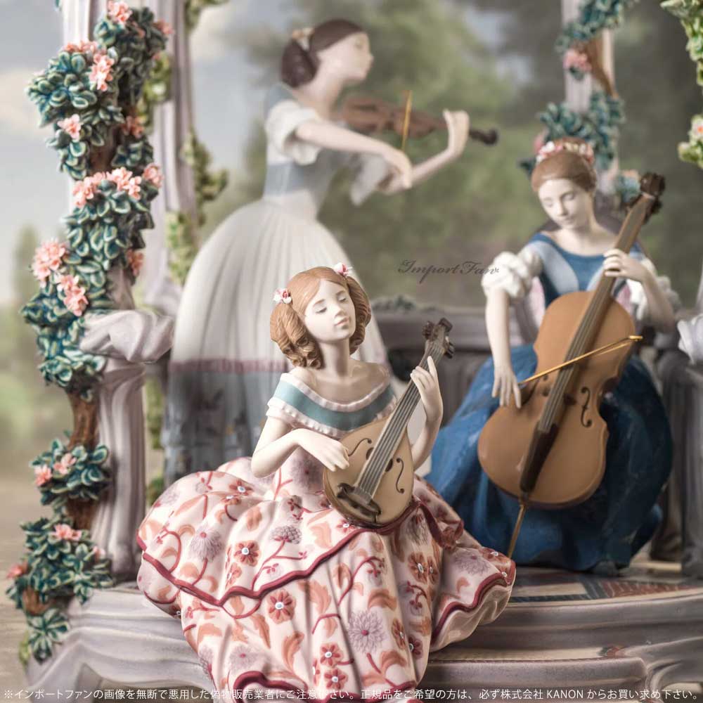 ロココ様式 陶磁器 置物 3体