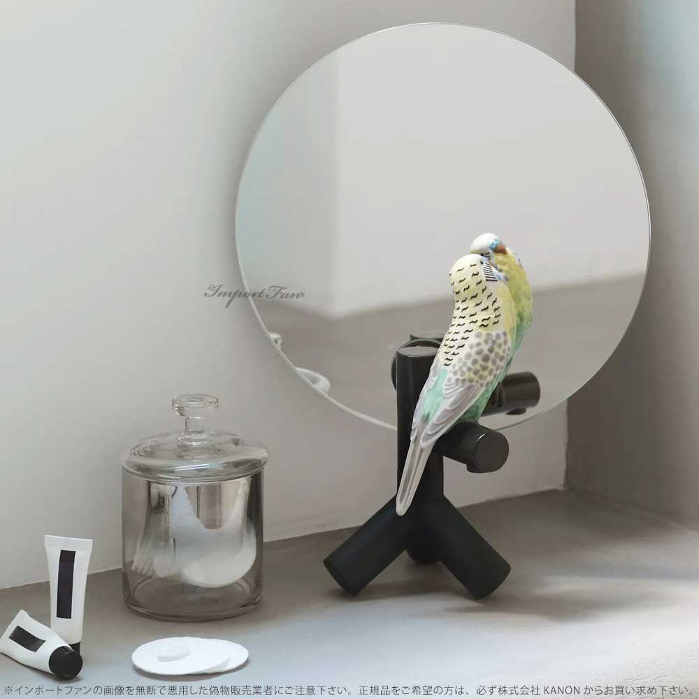 楽天市場】リヤドロ やさしい夢 卓上 ミラー インコ 鏡 01007849