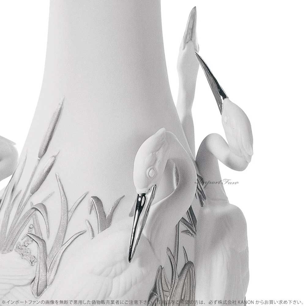 楽天市場】リヤドロ サギの王国 花瓶 I 白鷺 鳥 リデコ フラワーベース