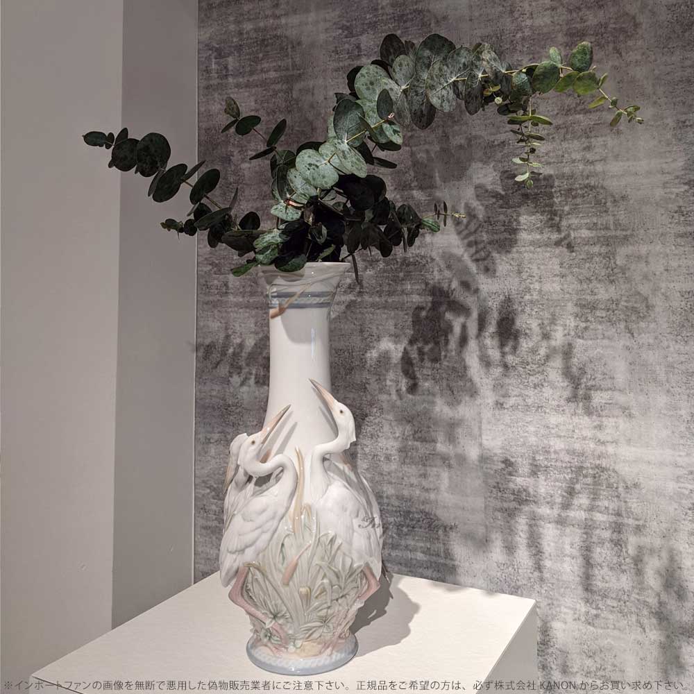 楽天市場】リヤドロ サギの王国 花瓶 I 白鷺 鳥 リデコ フラワーベース