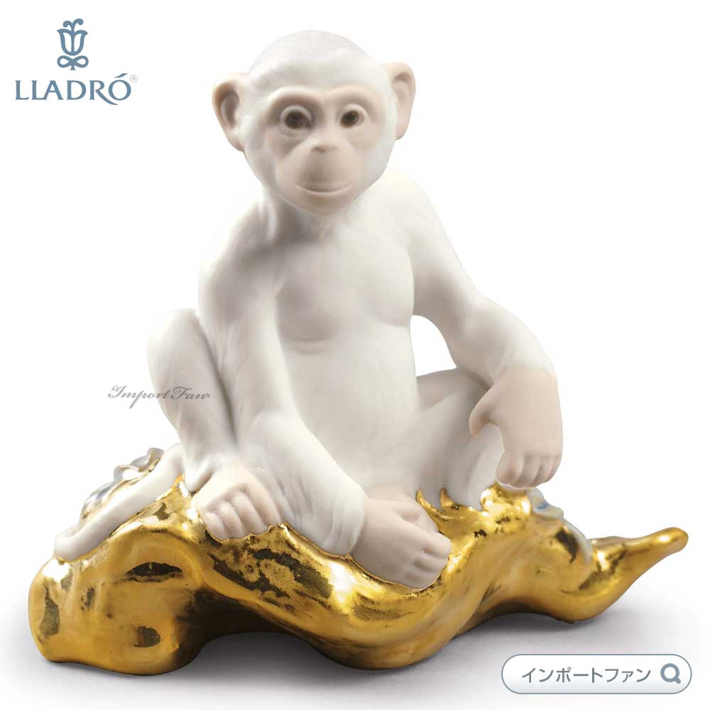 楽天市場】リヤドロ サル ミニ 干支 猿 申 置物 01009175 LLADRO