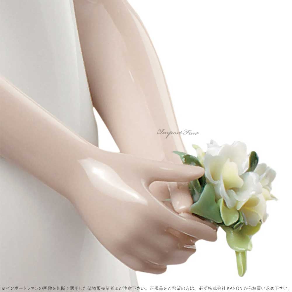 楽天市場】リヤドロ ウェディングデイ 結婚式の日 花嫁 置物 01009262