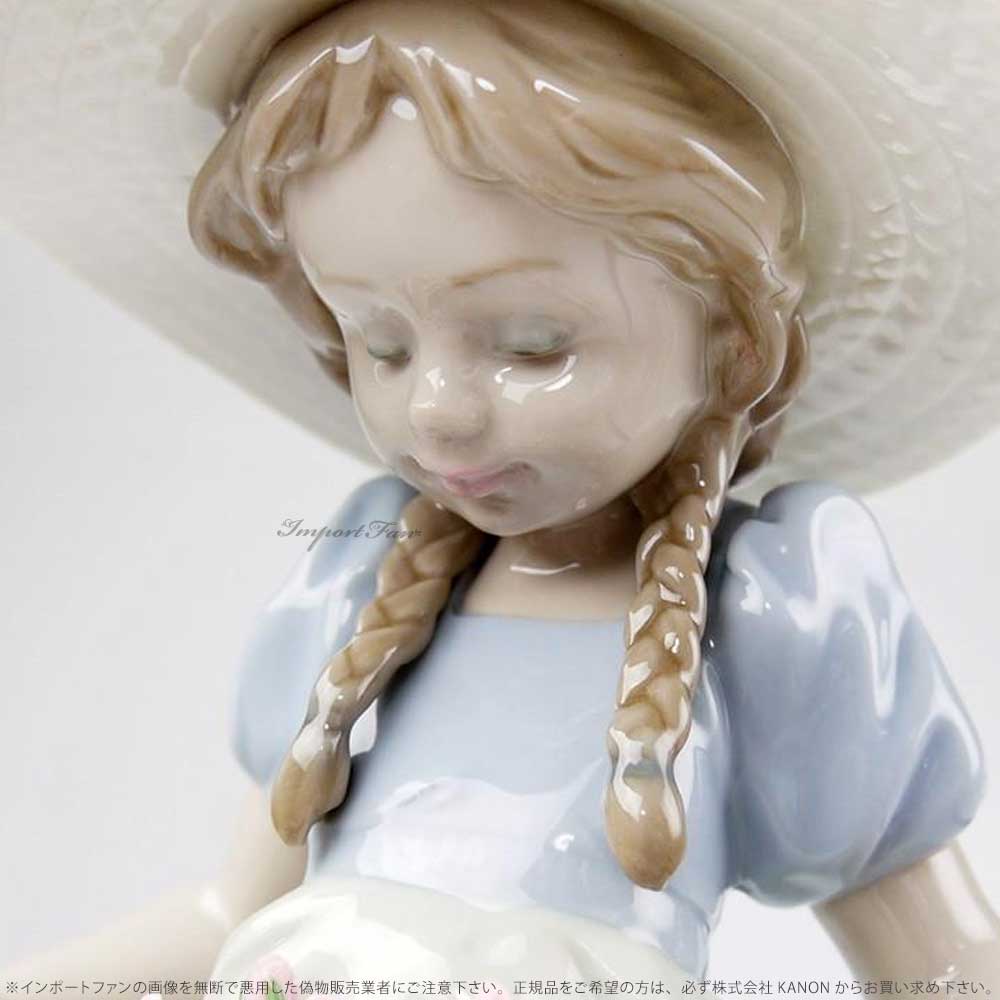 楽天市場】リヤドロ たくさん摘めたよ! 少女 花 01006756 LLADRO