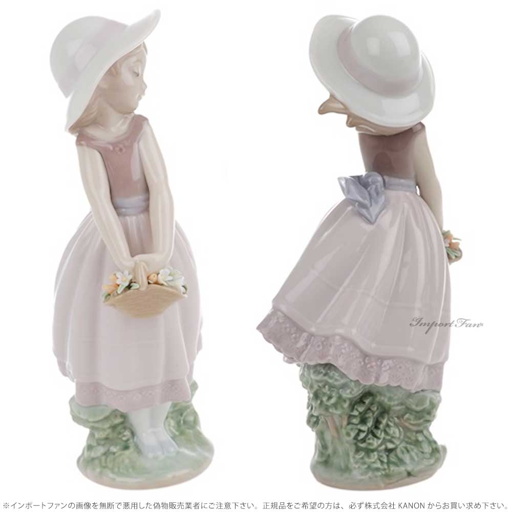 楽天市場】リヤドロ 花の小径 少女 花 置物 01008246 LLADRO ギフト