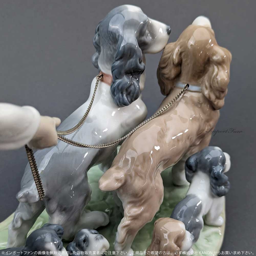 楽天市場】リヤドロ 仔犬たちの行進 イヌ 少女 置物 01006784 LLADRO
