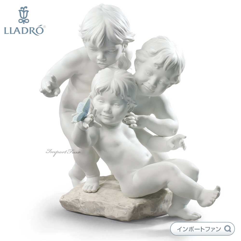 楽天市場】リヤドロ 子供の好奇心 蝶 01009174 LLADRO CHILDREN'S