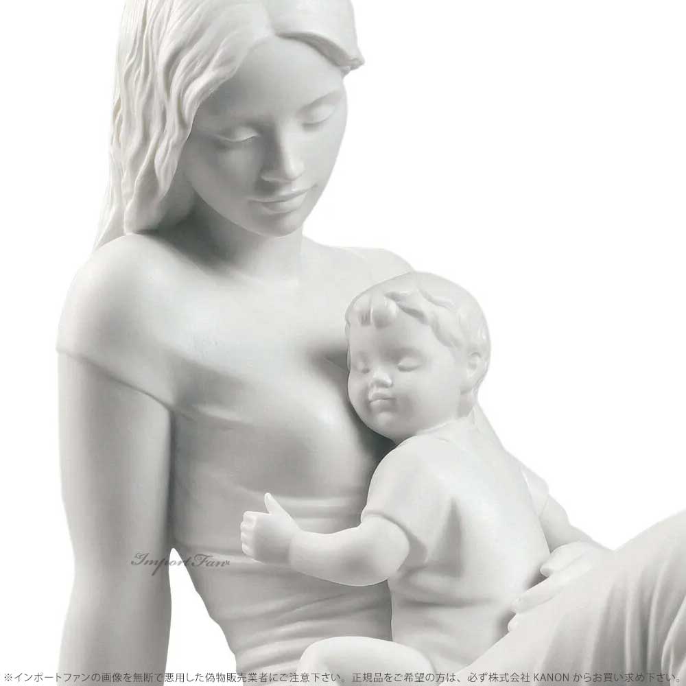楽天市場】リヤドロ かわいい我が子 マットホワイト 赤ちゃん 母親