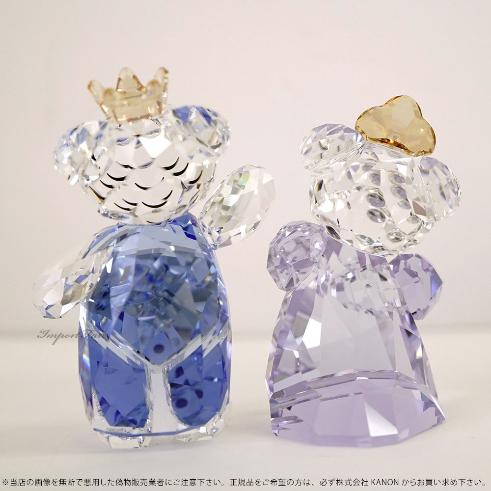 楽天市場】スワロフスキー カップル クリスベア 王子様とお姫様