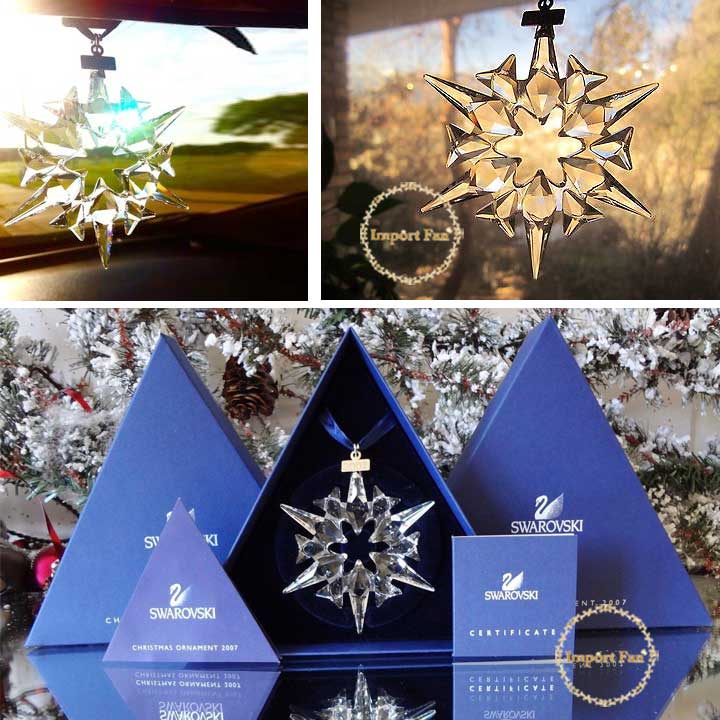 楽天市場】スワロフスキー 2007年 限定 スノーフレーク クリスマス