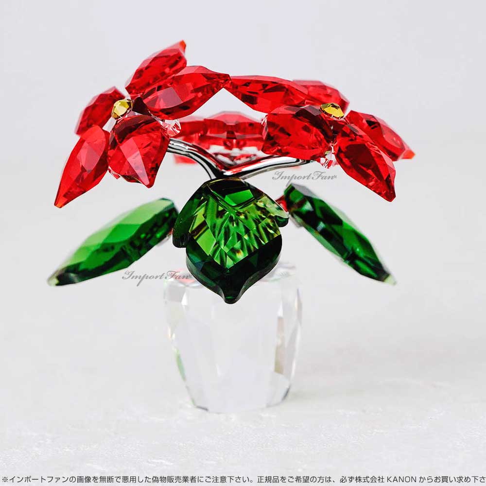 楽天市場】スワロフスキー ジョイフル ポインセチア 花 クリスマス