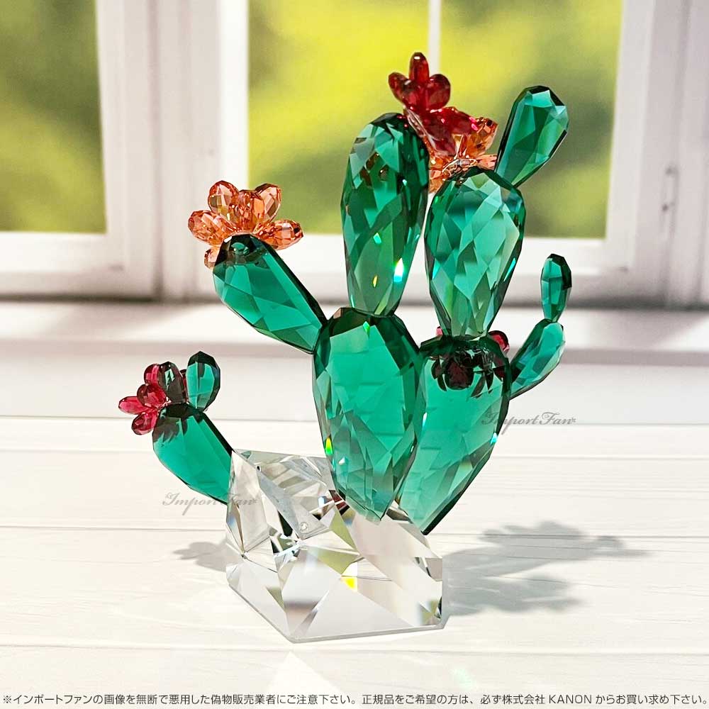 楽天市場】スワロフスキー フラワーズ サボテン デザートピンク