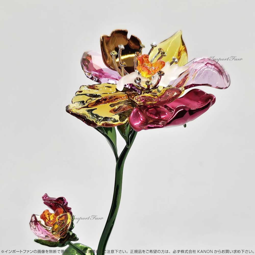 楽天市場】スワロフスキー イディリア 花 フラワー ラージ 置物