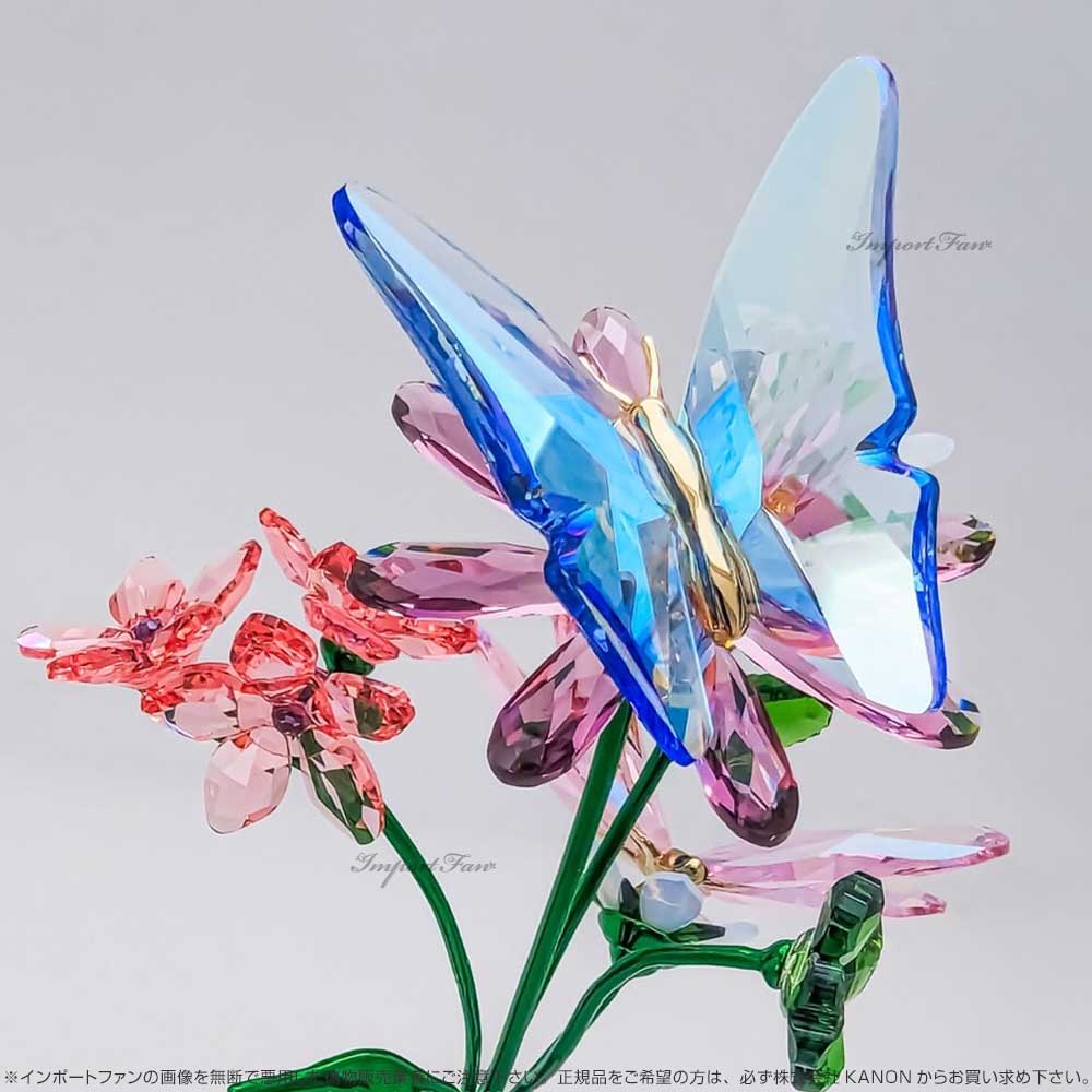 楽天市場】スワロフスキー アイディリア チョウ＆花 フラワー 動物