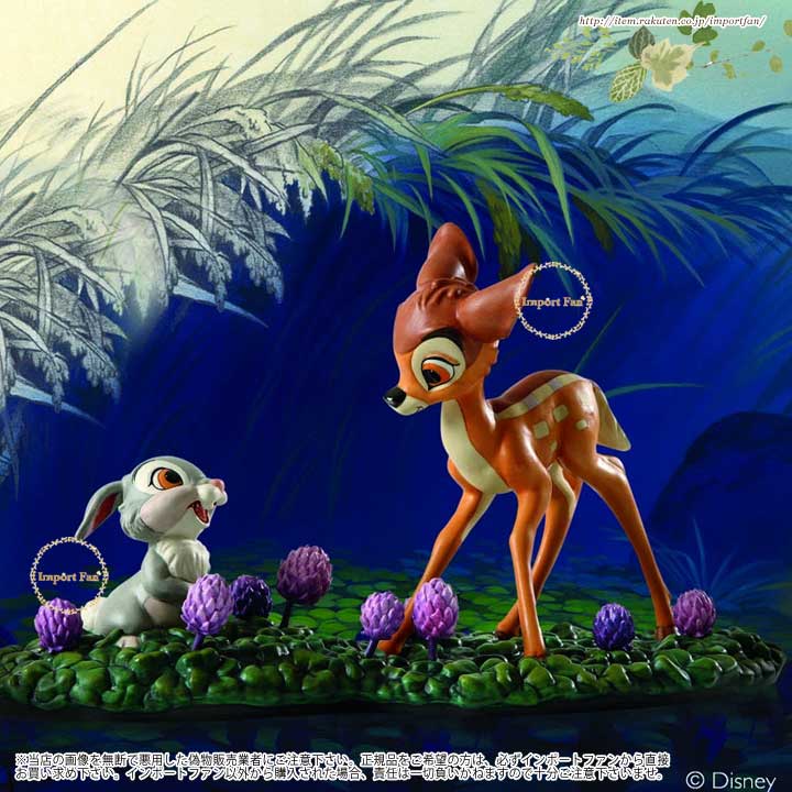 楽天市場】WDCC バンビ とんすけとバンビ 4014995 Bambi and Thumper