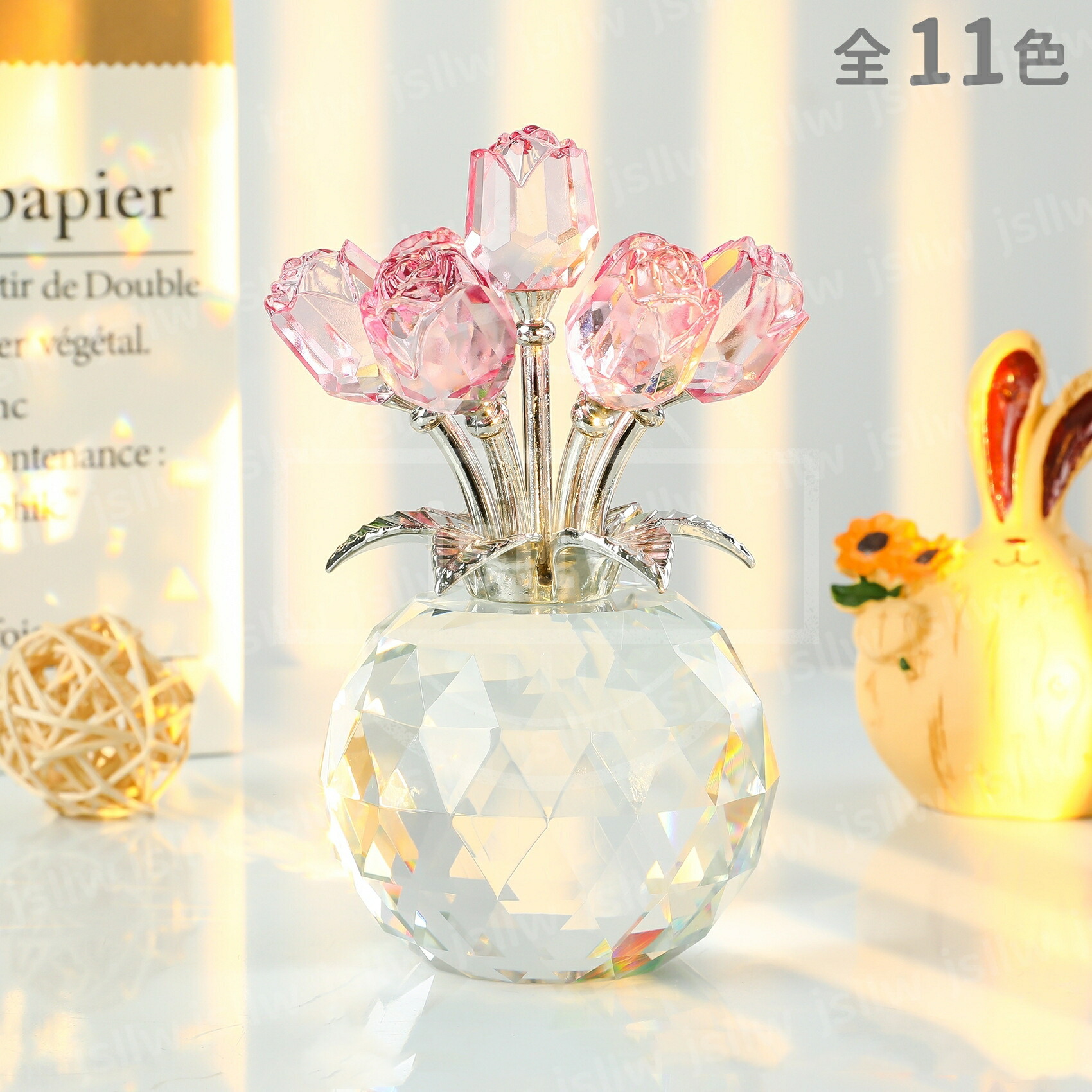 楽天市場】スワロフスキー クリスタルフラワーズ サボテン ゴールデン