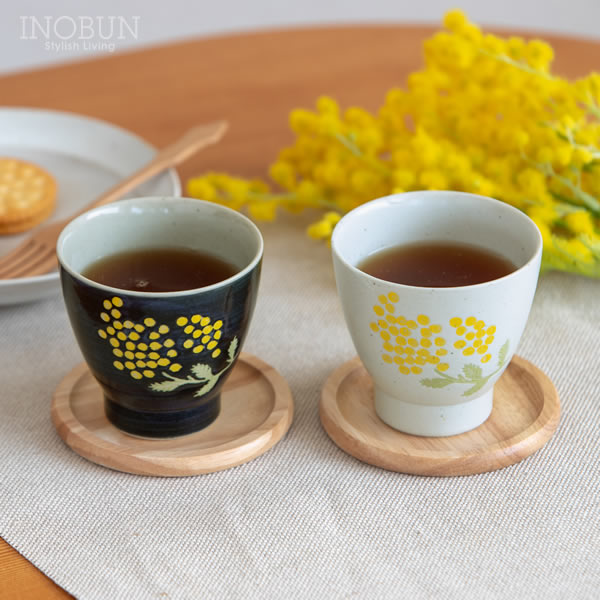 楽天市場】ミモザ ワルツ Mimosa Waltz 湯呑み ネイビー 1個 波佐見焼