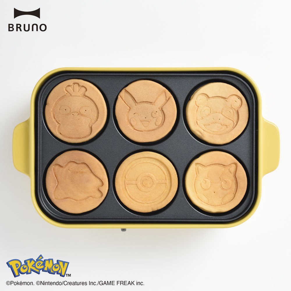 楽天市場】BRUNO ポケモン コンパクトホットプレート用 パンケーキ