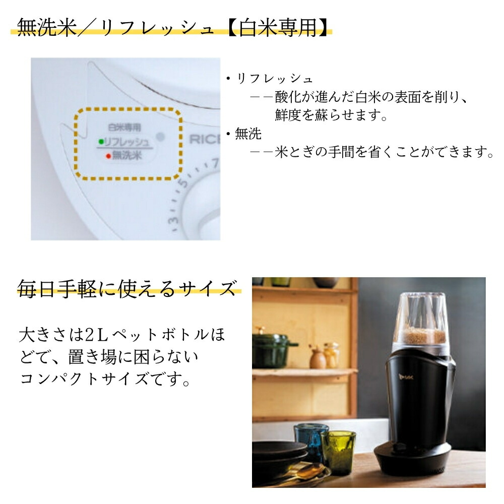 楽天市場】エムケー精工 小型精米機 ライスロン SM-201 精米機家庭用