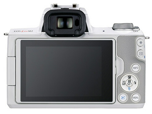 楽天市場】キヤノン EOS Kiss M2 標準ズームレンズキット ホワイト