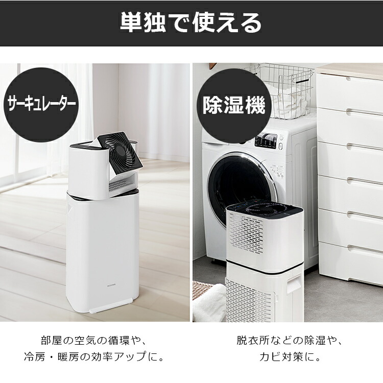 楽天市場】サーキュレーター 除湿機 衣類乾燥除湿機 ホワイト/グレー