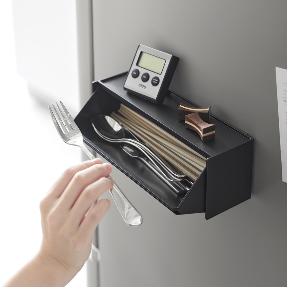 楽天市場】山崎実業 【 マグネットカトラリーケース タワー 】 tower