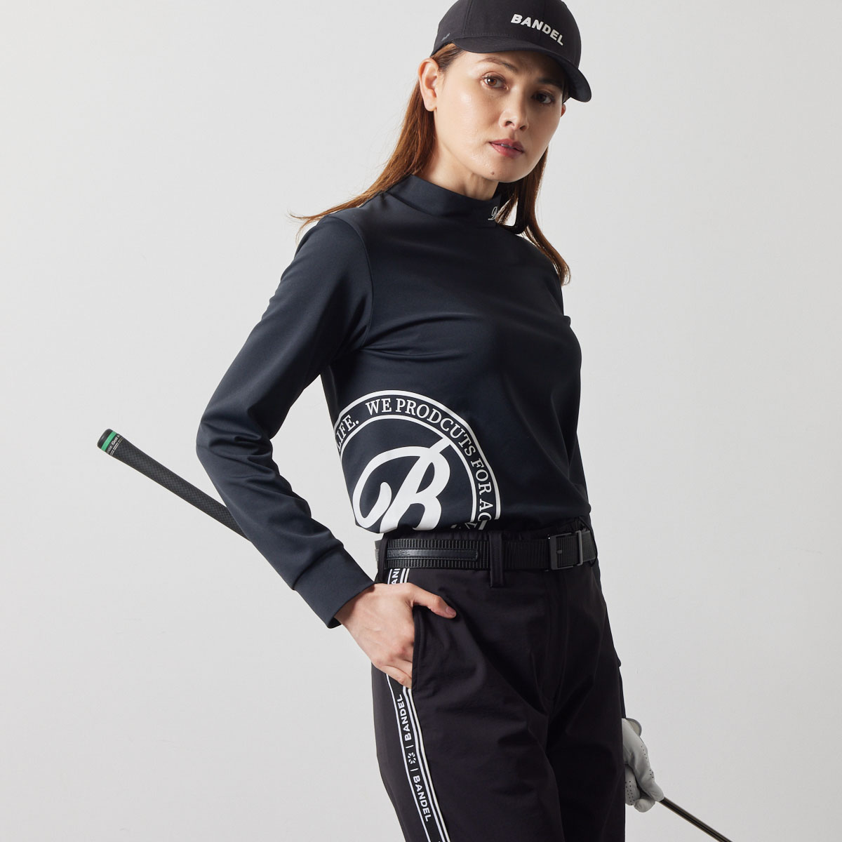 楽天市場】【レビュー特典】バンデル ゴルフ モックネック 長袖 UV