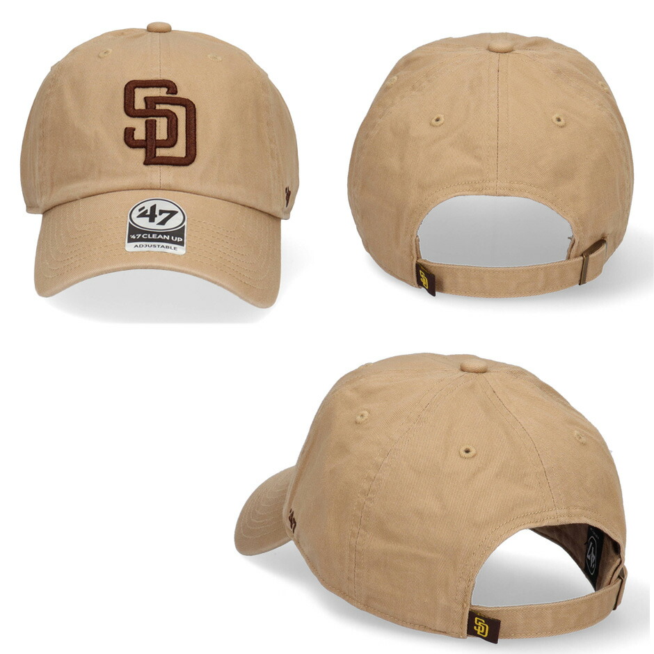 楽天市場】47ブランド クリーンナップ サンディエゴ パドレス キャップ